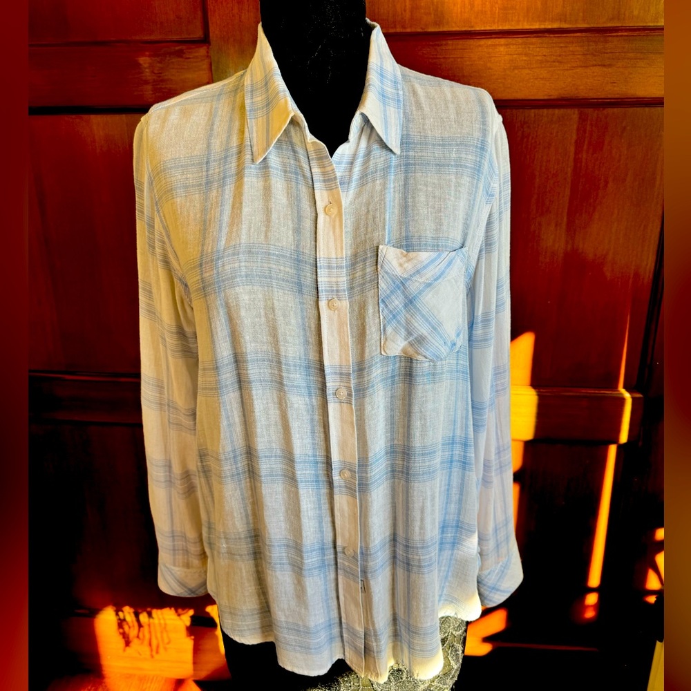 Rails buttery soft plaid shirt size M